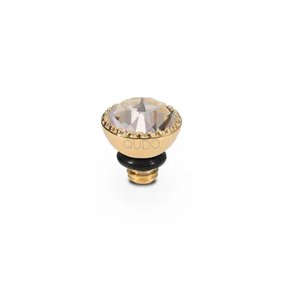 Qudo Women's Ghiare Interchangeable Topper In Silk In Gold