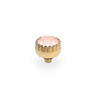 Qudo Women's London 8mm Jewelry Topper In Flamingo Ignite/ Rosegold In Gold