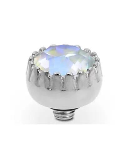 Qudo Women's London Topper 8mm In Serene Gray Silver