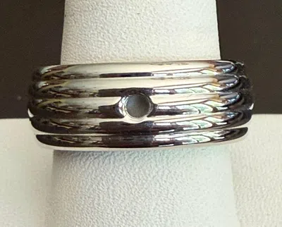 Qudo Women's Sanza Ring In Silver In Metallic