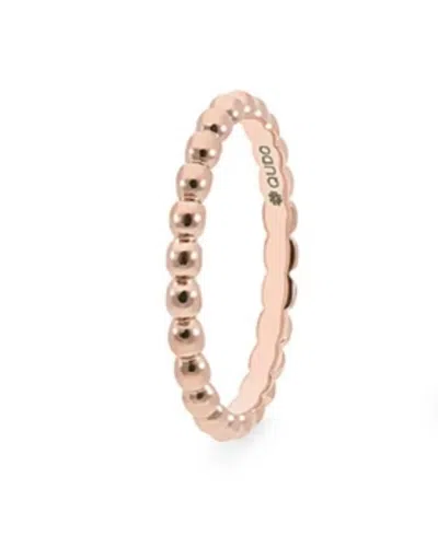 Qudo Women's Spacer Matino Ring In Rose Gold In Multi