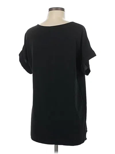 Pre-owned Que Zhu Short Sleeve Blouse In Black