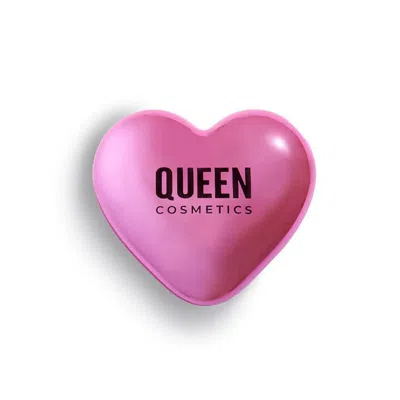 Queen Cosmetics Sublime Hearts Refillablle Compact - Metallic Pink