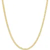 Queen Jewels 14k Gold 18" Mariner Chain Necklace In Gold