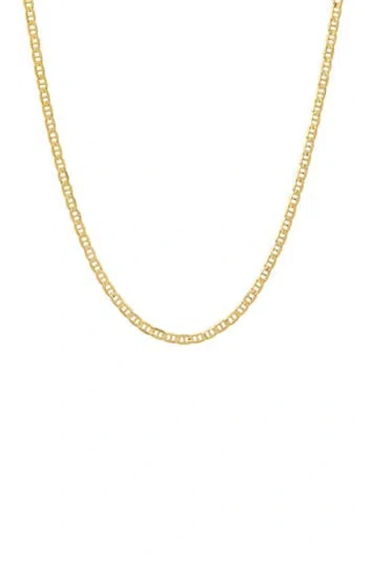 Queen Jewels 14k Gold 20" Mariner Chain Necklace