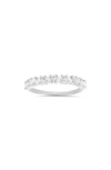 Queen Jewels Cubic Zirconia Multicut Band Ring In Silver