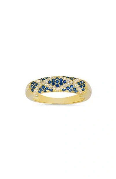 Queen Jewels Cubic Zirconia Pavé Ring In Gold