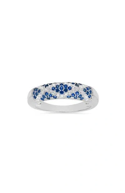 Queen Jewels Cubic Zirconia Pavé Ring In Multi