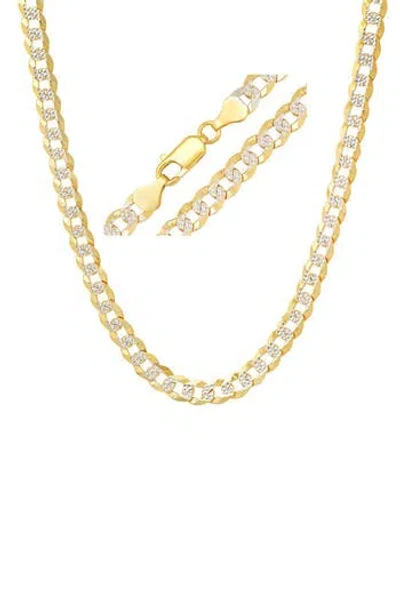 Queen Jewels Diamond Cut Cuban Necklace In Gold