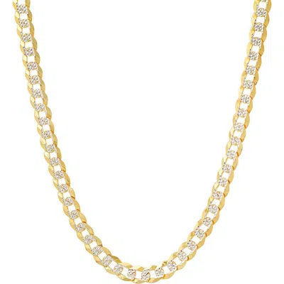 Queen Jewels Diamond Cut Cuban Necklace In Gold