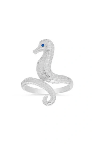 Queen Jewels Sterling Silver Seahorse Ring
