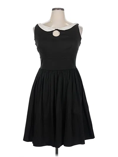 Pre-owned Queen Of Heartz Casual Dress In Black