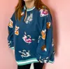 Queen Of Sparkles Sneakers With Wings W/ Basketball Sweatshirt In Blue In Multi