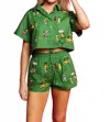 Queen Of Sparkles Golfing Girls Cotton Shorts In Green In Green
