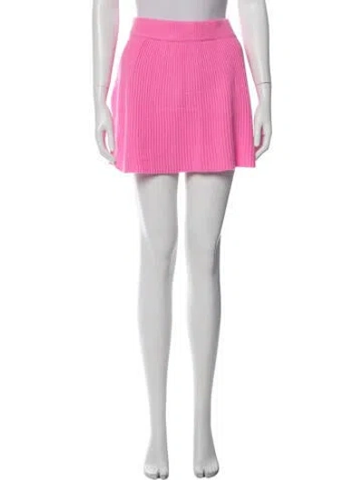 Pre-owned Queen Of Sparkles Mini Skirt In Pink