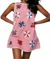 Queen Of Sparkles Red & White Stripe Pinwheel Tie Dress In Brown