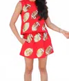 Queen Of Sparkles Scattered Football Skort In Red