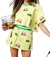 Queen Of Sparkles Scattered Golf Icon Top In Yellow In Yellow
