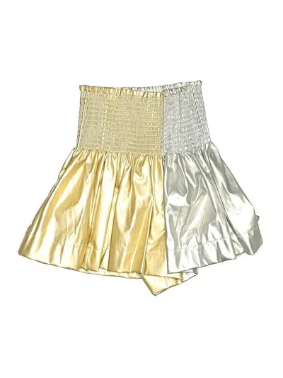 Pre-owned Queen Of Sparkles Shorts In Gold