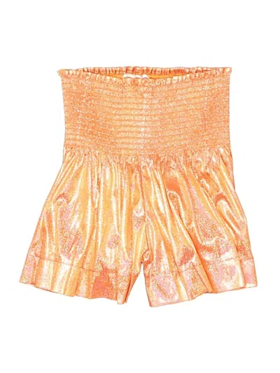 Pre-owned Queen Of Sparkles Shorts In Orange