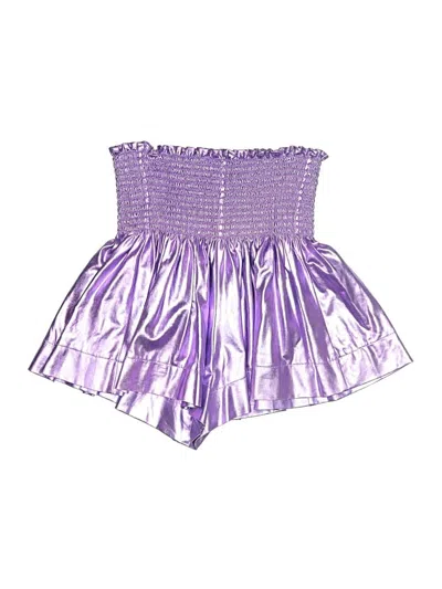 Pre-owned Queen Of Sparkles Shorts In Purple