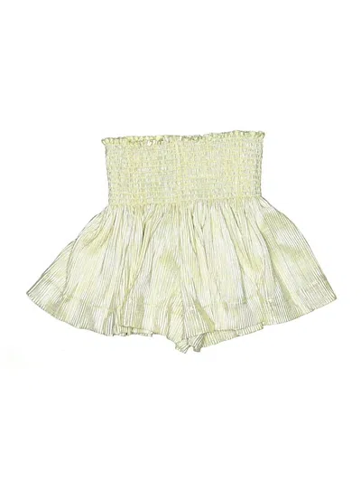 Pre-owned Queen Of Sparkles Shorts In Yellow