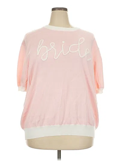 Queen Of Sparkles Sweatshirt In Pink