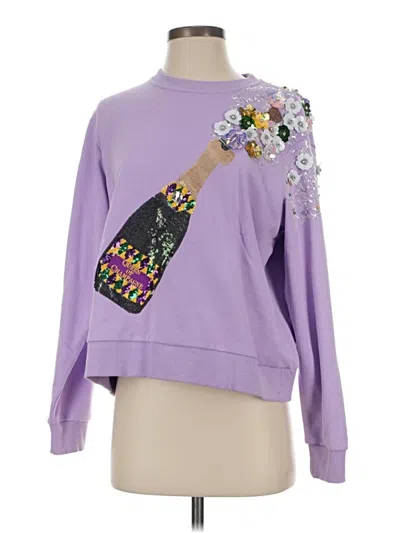 Pre-owned Queen Of Sparkles Sweatshirt In Purple