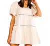 Queen Of Sparkles Tipsy Cowgirl Dress In Tan In Beige