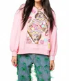 Queen Of Sparkles Women's Candyland Logo Sweatshirt In Pink In Pink