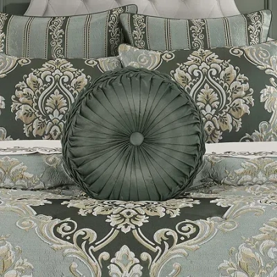 Queen Street Adelina 1 Pair Round Throw Pillow In Blue