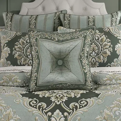Queen Street Adelina Square Throw Pillow In Blue
