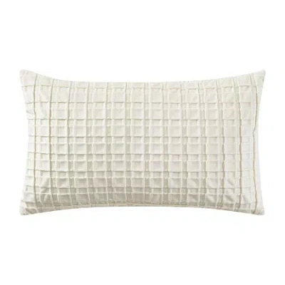 Queen Street Alice Rectangular Throw Pillow In White