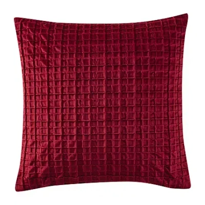Queen Street Alice Square Throw Pillow In Red