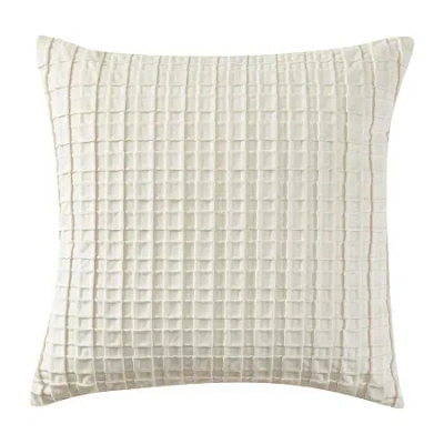 Queen Street Alice Square Throw Pillow In White