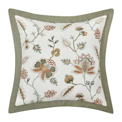 Queen Street Angela Square Throw Pillow In Brown