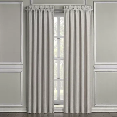 Queen Street Ania Rod Pocket Light-filtering Set Of 2 Curtain Panel In Sand