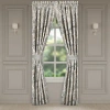 Queen Street Annalise Rod Pocket Room Darkening Set Of 2 Curtain Panel In Green