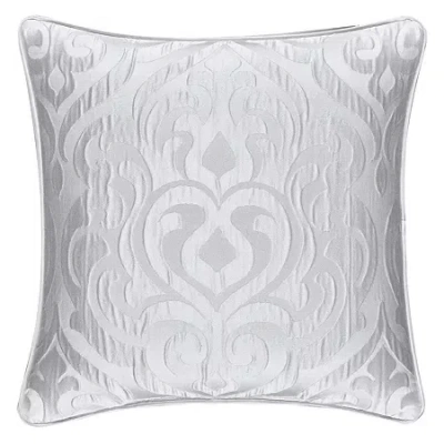 Queen Street Antonia 18x18 Square Throw Pillow In White