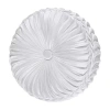 Queen Street Antonia Tufted Round Throw Pillow In White