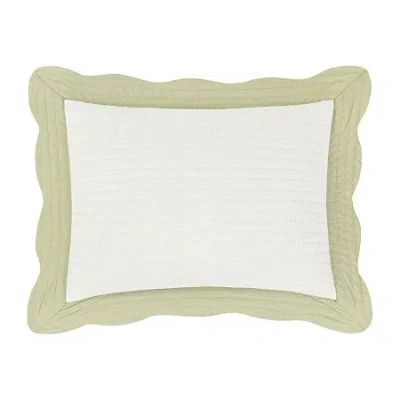 Queen Street Ashford Hypoallergenic Pillow Sham In Green