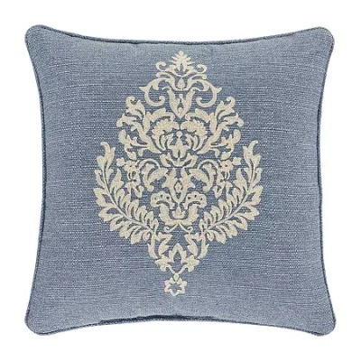 Queen Street Augusta 20x20 Square Throw Pillow In Blue