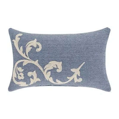 Queen Street Augusta Boudoir Throw Pillow In Blue