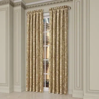 Queen Street Augustina Rod Pocket Energy Saving Light-filtering Set Of 2 Curtain Panel In Yellow