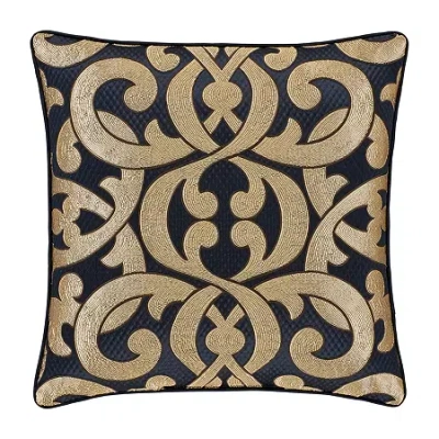 Queen Street Baylor Square Throw Pillow In Blue