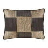 Queen Street Benton Bronze Rectangular Throw Pillow In Brown