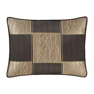 Queen Street Benton Bronze Rectangular Throw Pillow In Brown