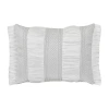 Queen Street Branson Boudoir Rectangular Throw Pillow In Silver