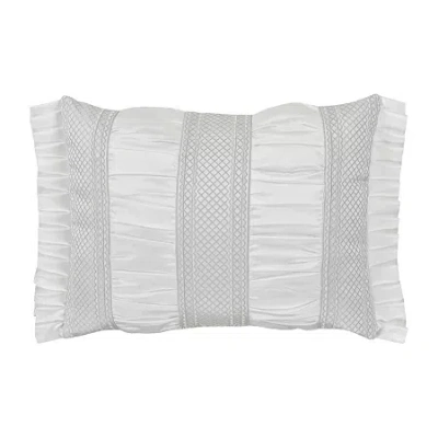 Queen Street Branson Boudoir Rectangular Throw Pillow In Silver