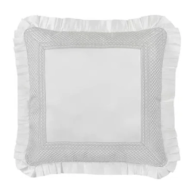 Queen Street Branson Square Throw Pillow In Silver